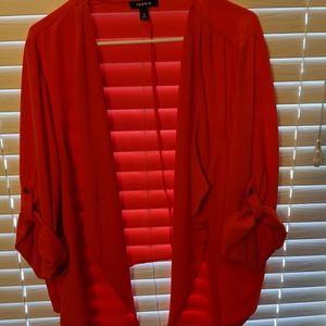 Blood Orange kimono/coverup